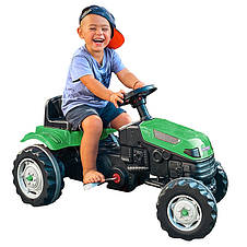 Трактор на педалях Farmer GoTrac зелений Woopie 28439, фото 3
