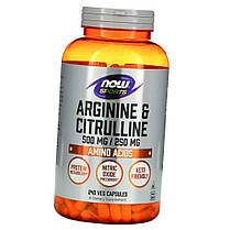 Arginine & Citrulline 500 mg/250 mg 240 veg caps, фото 3