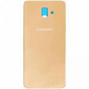 Кришка Samsung J610 Gold J6 Plus 2018 (SM-J610F) сервісний оригінал з розбірки (з потертостями)