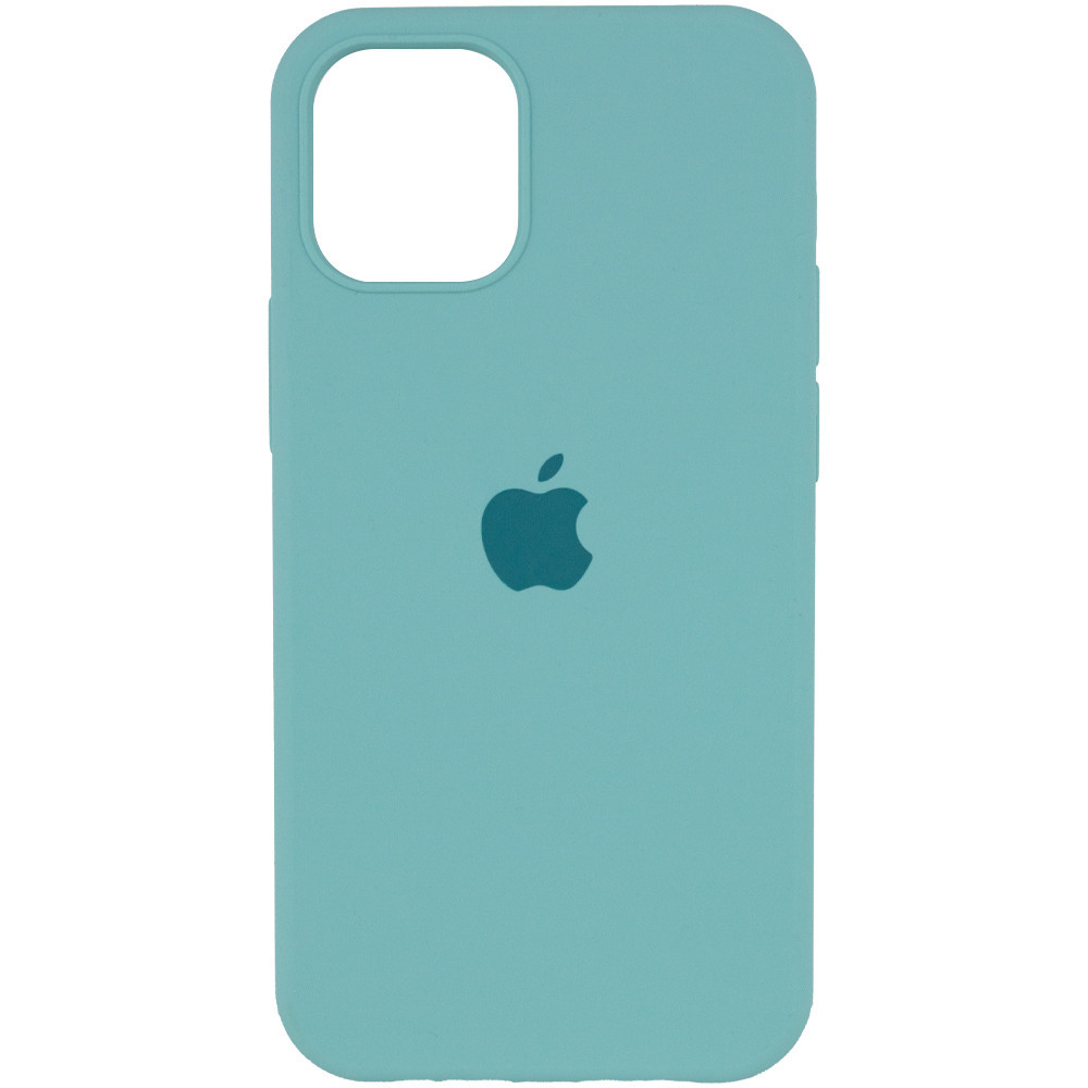 Чохол силіконовий Silicone Case для Apple iPhone 13 Pro Max (6.7) із закритим низом- (Marine Green) Бірюзовий