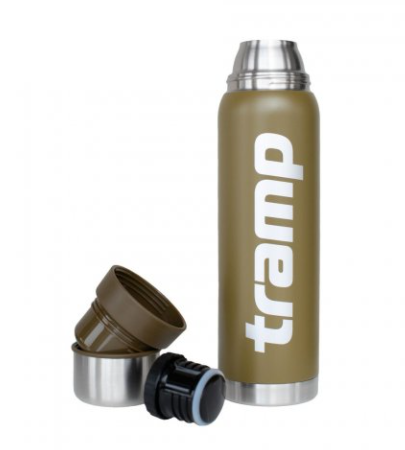 Термос 0,9 л. TRAMP олива Expedition Line, фото 1