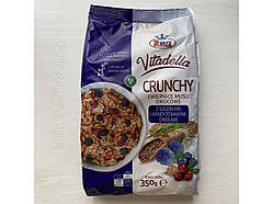 Мюслі Crunchy чорниця-журавлина з льоном  Rmix 350г