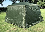 Намет Шатер Бесідка 2 входи посилений каркас 320х320 висота 245 см, фото 3