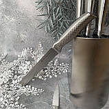 Набір кухонних ножів з підставкою 6 предметів Edenberg EB-11001 Набір ножів з нержавіючої сталі на підставці, фото 3