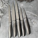 Набір кухонних ножів з підставкою 6 предметів Edenberg EB-11001 Набір ножів з нержавіючої сталі на підставці, фото 7