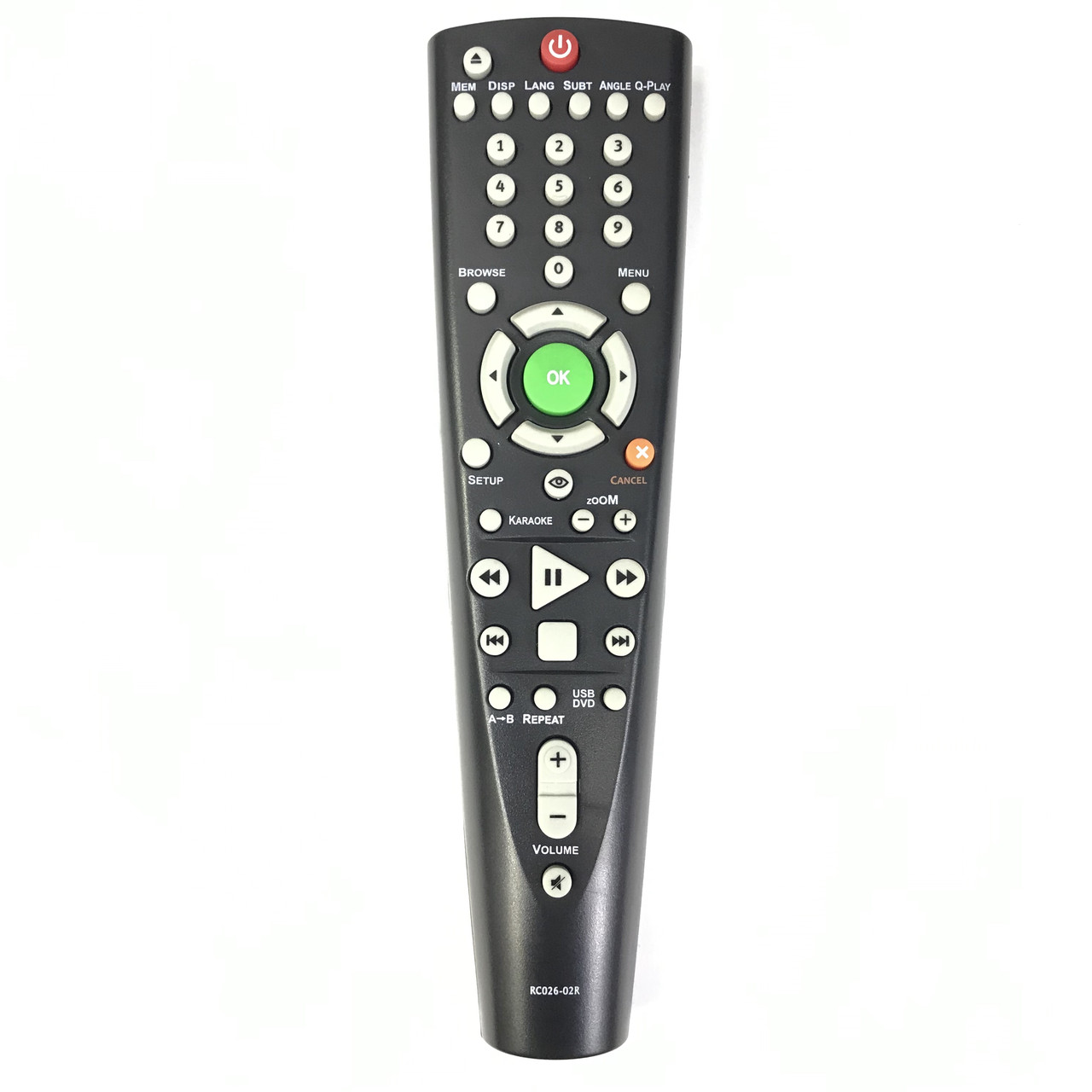 Пульт дистанционного управления BBK RC026-02R с USB [DVD], фото 1