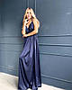 Вечірня жіноча сукня з шовку з відкритою спиною і пишною спідницею Sms7373, фото 8