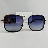 Стильні квадратні жіночі сонцезахисні поляризовані окуляри Jimmy Choo, фото 5