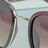 Стильні квадратні жіночі сонцезахисні поляризовані окуляри Jimmy Choo, фото 4