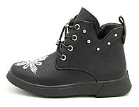 Ботинки для девочек Ytop Черный (YD1034 black (27 (17,8 см))
