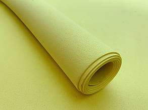 Foam EVA 0075 лист 100*150см  (3мм) Желтый