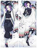 Дакімакура 150х50 см Кочо Шинобу Клинок розсікає демонів Kochou Shinobu Подушка обіймашка аніме