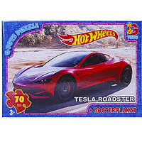 Пазли ТМ "G-Toys" із серії "Hot Wheels", 70 їв.,FW714