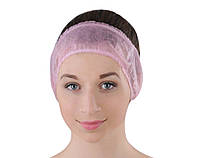 Повязка для волос из спанбонда (10 шт./уп.) Цвет: розовый ТМ Doily