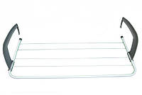 Сушарка для білизни на батарею Fold Clothes Shelf TL00143-M 49*29 см Сіра, сушка для речей