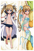 Дакімакура 150х50 см Мисава Махо подушка зі знімною наволочкою аніме принт двостороння обіймашка