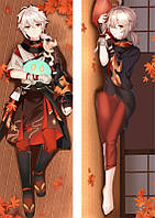 Дакімакура 150х50 см Кедекара Казуха Геншин Genshin Impact Kaedehara Kazuha Подушка знімна наволочка