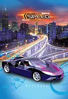 Блокнот "Аркуш" тб. обкладинка "Швидкість" (64 л, A5, клітина) 1В999