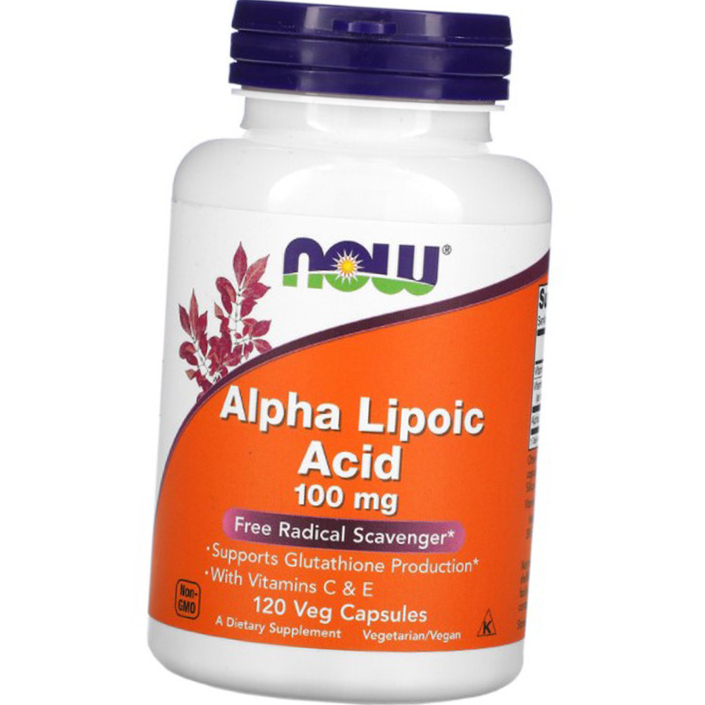 Альфа-ліпоєва кислота NOW Alpha Lipoic Acid 100 mg 120 кап