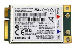 3G модем Ericsson F5521gw для ноутбука Lenovo T420 T520, T510, L420, X230i Mini PCI Express Card (04W3767) б/в