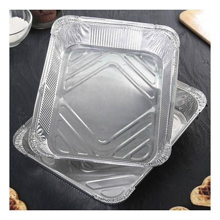 Набір контейнерів з фольги Готуйко для випічки 320х260х50 мм 3.1 л 2 шт, фото 2