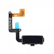 Кнопка home (будиночок) Samsung A7 2017 SM-A720F чорна сервісний оригінал із розбирання