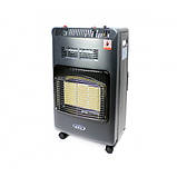 Газовий інфрачервоний нагрівач SUPER GAZ Turbo з вентилятором із балоном 27 л і редуктором (комплект), фото 2