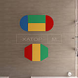 Стіл дитячий прямокутний регульований по висоті 20×20 25×25 під дерево, фото 3