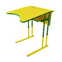 Стол НУШ регулируемый по высоте одноместный