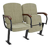 Крісло для театрів, конференц-залів, кінотеатрів та актових залів Модерн, фото 3