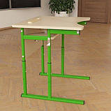 Стіл Аудит НУШ регульований за висотою та кутом нахилу стільниці Ø22 в Ø27 одномісний, фото 3