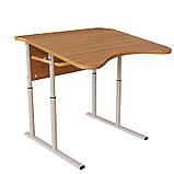 Стіл Аудит НУШ з майданчиком регульований за висотою Ø22 до Ø27 одномісний, фото 4