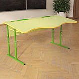 Стіл Аудит НУШ з майданчиком регульований за висотою Ø22 до Ø27 двомісний, фото 2