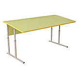 Стіл Аудит НУШ з майданчиком регульований за висотою Ø22 до Ø27 двомісний, фото 3