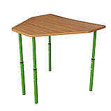 Стіл Трикутник регульований по висоті Ø22 до Ø27 одномісний, фото 5