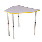 Стіл Трикутник регульований по висоті Ø22 до Ø27 одномісний, фото 6