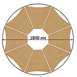 Стіл Трапеція регульований по висоті одномісний кольоровий, фото 4