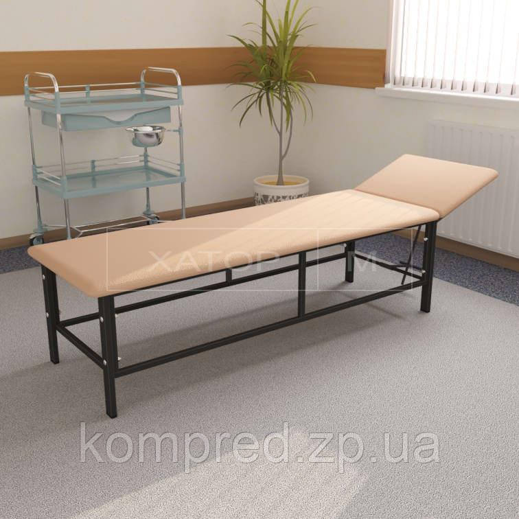 Кушетка медична з регульованим підголівником, фото 1