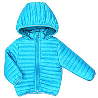 Курточка дитяча на флісі, тепла дитяча курточка, курточка для хлопчика, дитячий одяг, Блакитна (20848)