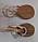 Получешки (носочки) для гімнастики і танців, шкіряні, довжина устілки 17-27 см, бежеві, фото 4