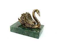 Статуэтка Лебедь из бронзы