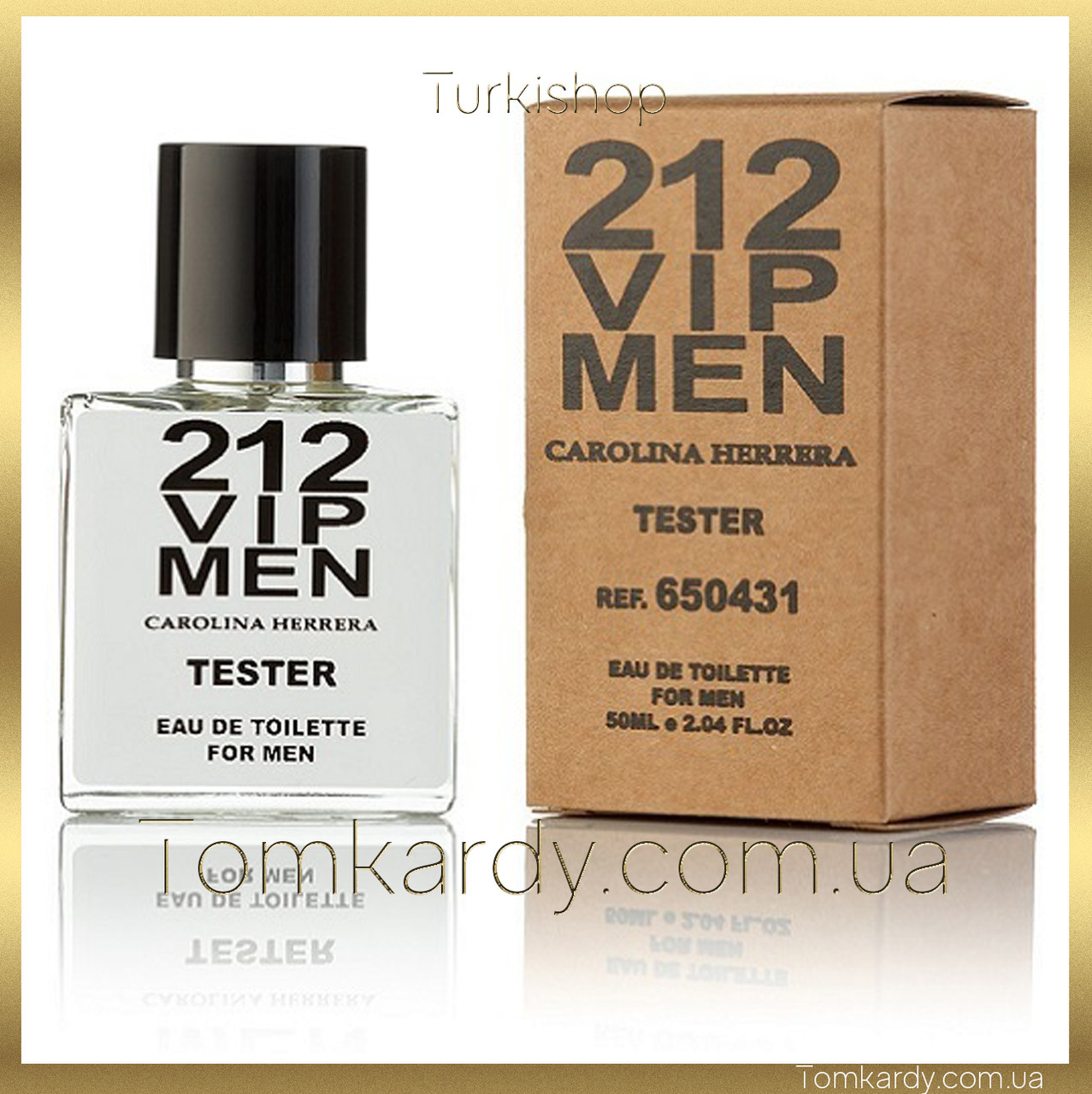 Чоловічі парфуми Carolina Herrera 212 VIP Men [Tester Концентрат] 50 ml. Кароліна Еррера 212 Віп Мен (Тестер)