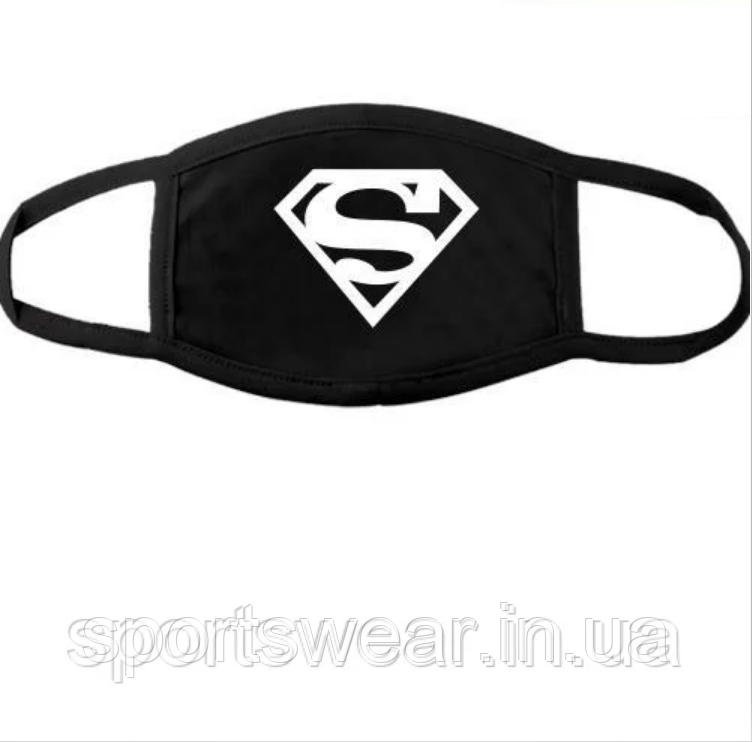 ТКАНИННА МАСКА ДЛЯ ОБЛИЧЧЯ SUPERMAN (GLOW)
