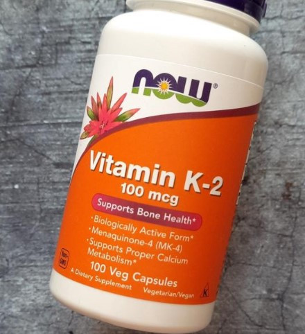 Вітамін К-2 NOW Foods Vitamin K-2 100 мкг 100 капс