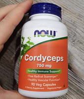 Кордицепс NOW Cordyceps 750 mg 90 капс