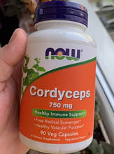 Кордицепс NOW Foods Cordyceps 750 мг 90 капсул