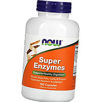 Травні ферменти і ензими NOW Foods Super Enzymes 180 капсул