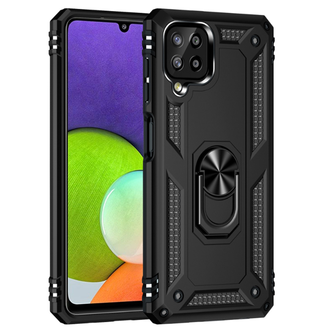 Протиударний чохол для Samsung Galaxy M22 (sm-m225) | Eastmate | кільце-підставка | чорний