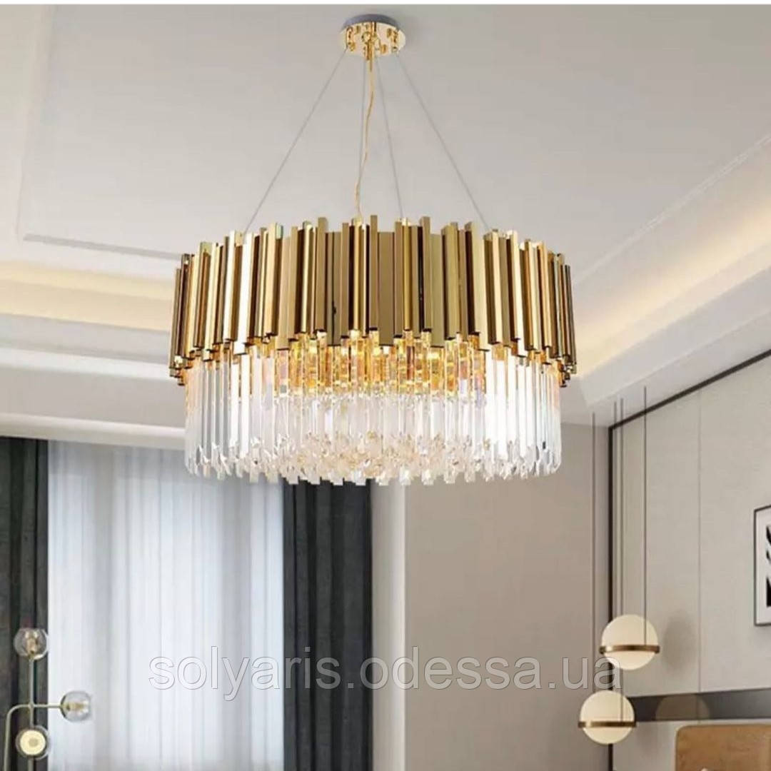 Сучасна кришталева люстра 22901-600 60см
