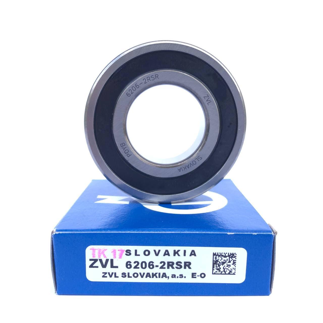 Підшипник ZVL 6206 2RSR 30х62х16